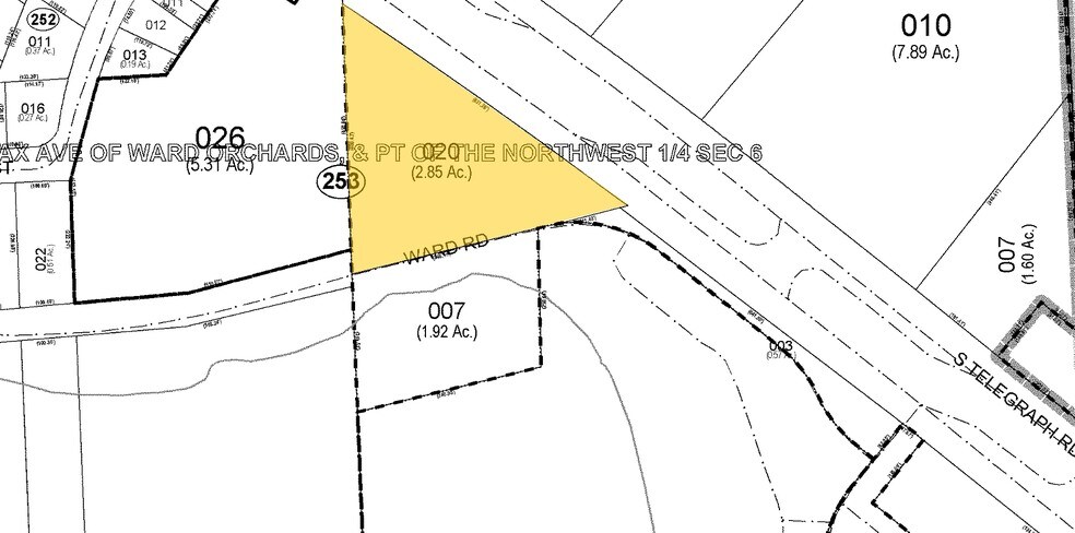 1760 S Telegraph Rd, Bloomfield Hills, MI à louer - Plan cadastral – Image 2 sur 2