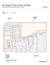 7055 High Grove Blvd, Burr Ridge, IL à louer Plan d’étage– Image 2 sur 10