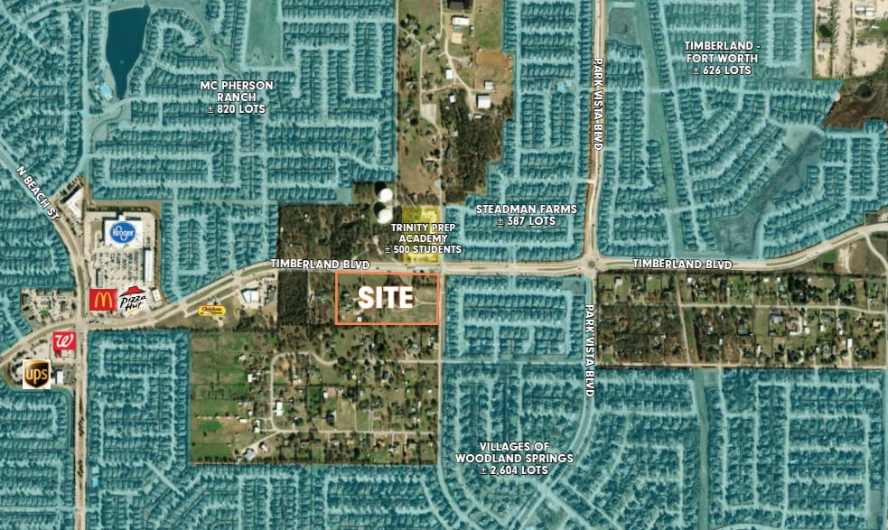 12800 Timberland Blvd, Fort Worth, TX à vendre - Aérien – Image 2 sur 3