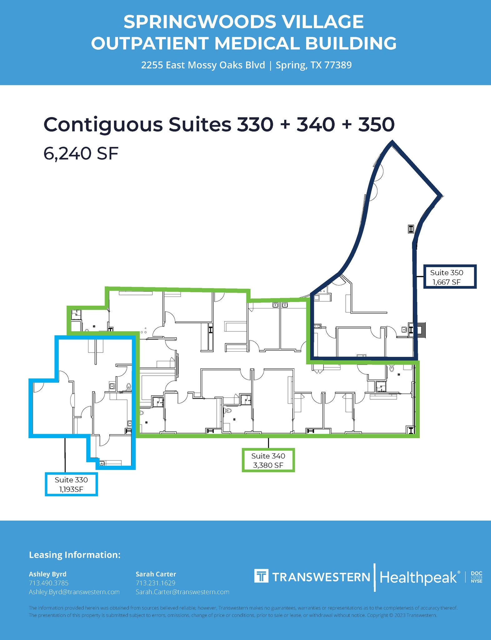 2255 E Mossy Oaks Blvd, Spring, TX à louer Plan d’étage– Image 1 sur 1