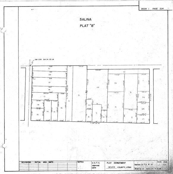 396 N State St, Salina, UT à louer - Plan cadastral – Image 1 sur 1