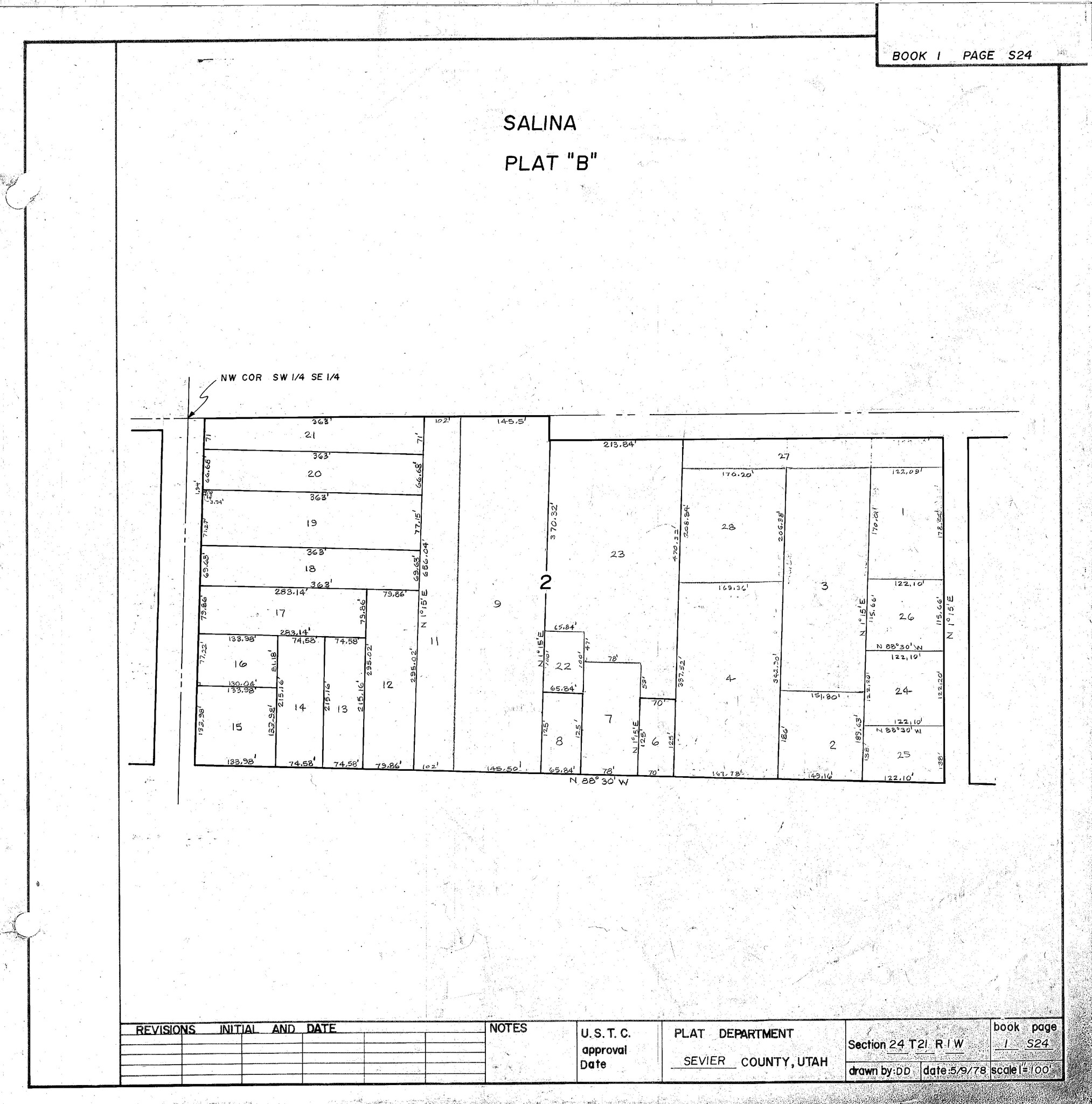 396 N State St, Salina, UT à louer Plan cadastral– Image 1 sur 2