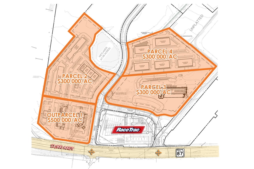 SEQ I-10 & Hwy 87, Milton, FL à vendre - Plan de site – Image 2 sur 2