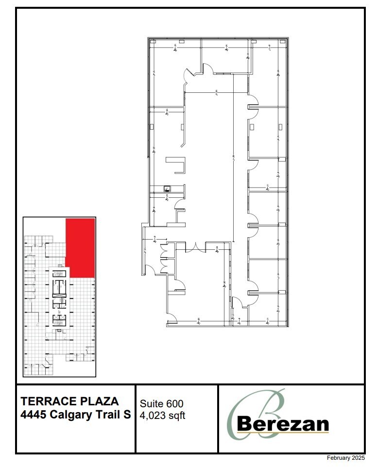 4445 Calgary Trl, Edmonton, AB à louer Plan d’étage– Image 1 sur 1