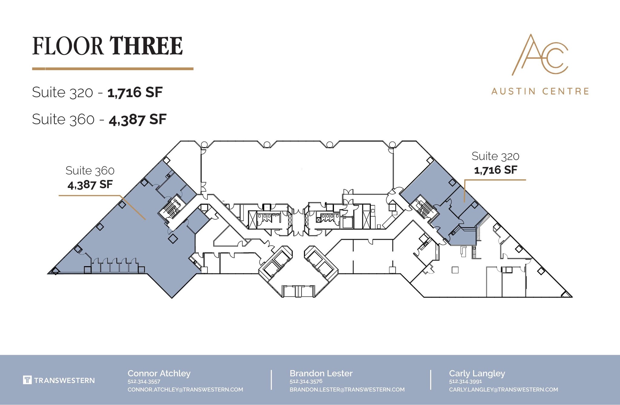 701 Brazos St, Austin, TX à louer Plan d’étage– Image 1 sur 1