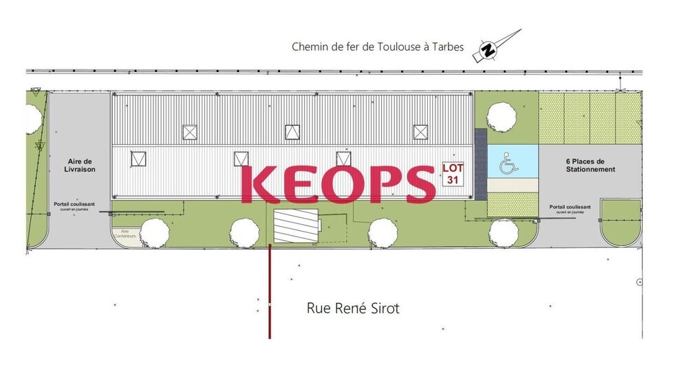 Local d'activités dans Toulouse à vendre - Plan d’étage – Image 3 sur 4