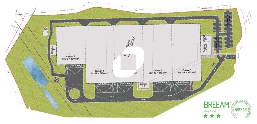 Industriel/Logistique dans MONTABON à louer - Plan de site – Image 2 sur 2