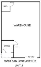 19028 E San Jose Ave, City Of Industry, CA à louer Plan d’étage– Image 1 sur 1