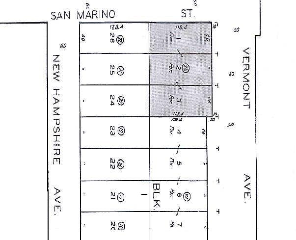 941 S Vermont Ave, Los Angeles, CA à vendre - Plan cadastral – Image 2 sur 4