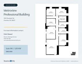 1900 Randolph Rd, Charlotte, NC à louer Plan de site– Image 1 sur 2