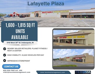 Plus de détails pour 5074-5206 W 38th St, Indianapolis, IN - Local commercial à louer