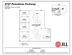 5707 Peachtree Pky, Peachtree Corners, GA à louer Plan d’étage– Image 2 sur 2