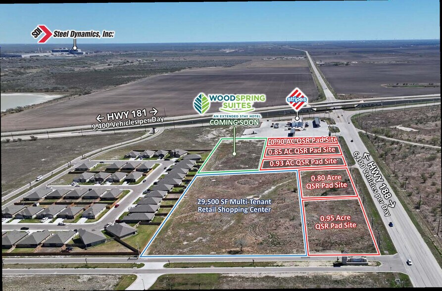 NWC of TX-89 (U.S. 181) & E. Sinton St., Sinton, TX à vendre - Autre – Image 3 sur 6