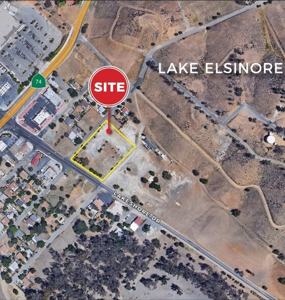 16960 Lakeshore Dr, Lake Elsinore, CA à vendre - Aérien – Image 3 sur 9