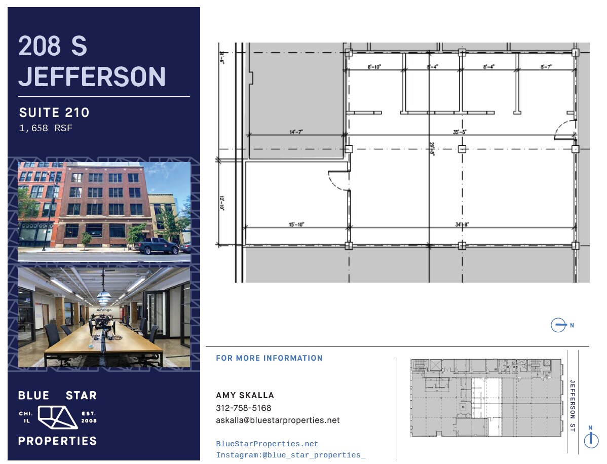 208 S Jefferson St, Chicago, IL à louer Photo intérieure– Image 1 sur 3