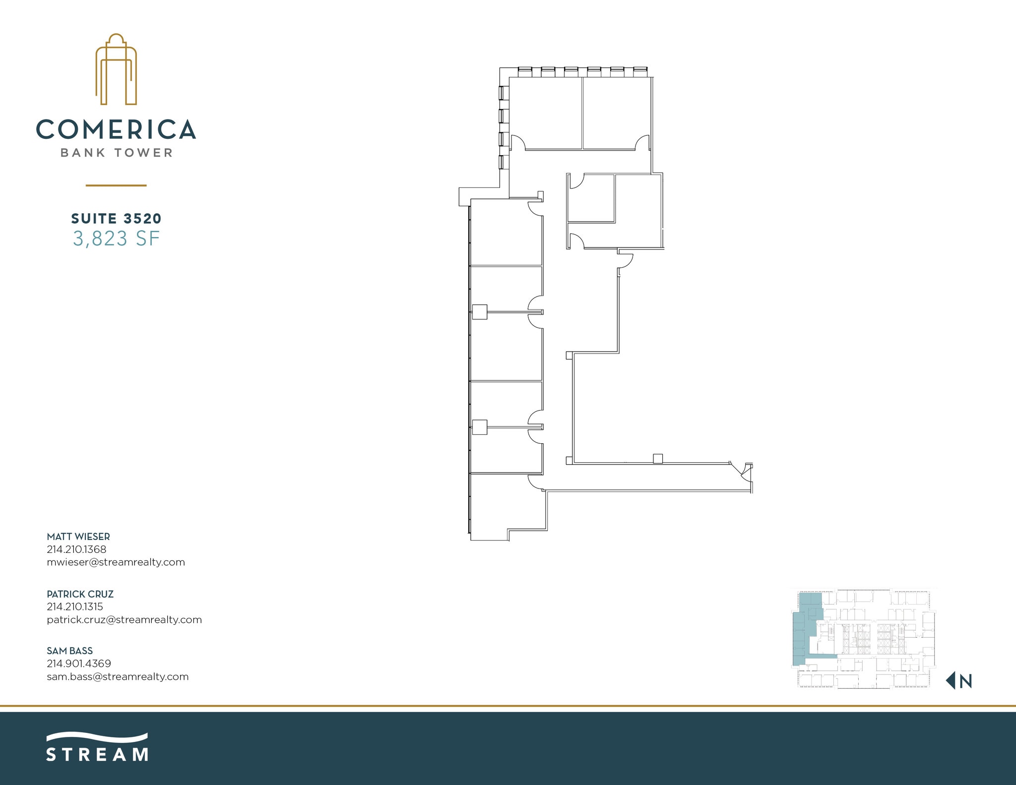 1717 Main St, Dallas, TX à louer Plan d’étage– Image 1 sur 1