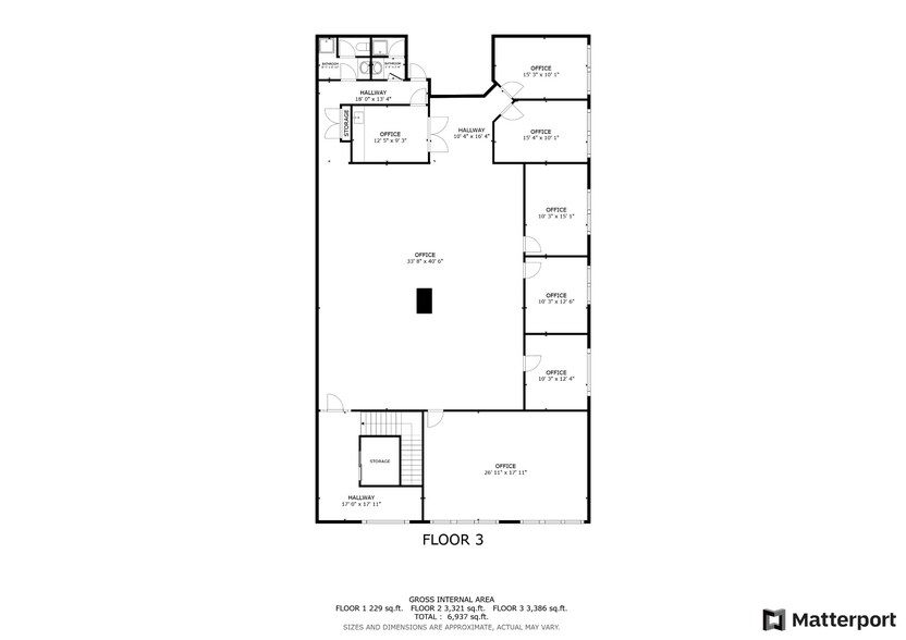 713-715 9th St, Sacramento, CA à louer - Plan d’étage – Image 3 sur 3