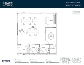 800 Gesco St, Charlotte, NC à louer Plan d’étage– Image 1 sur 1