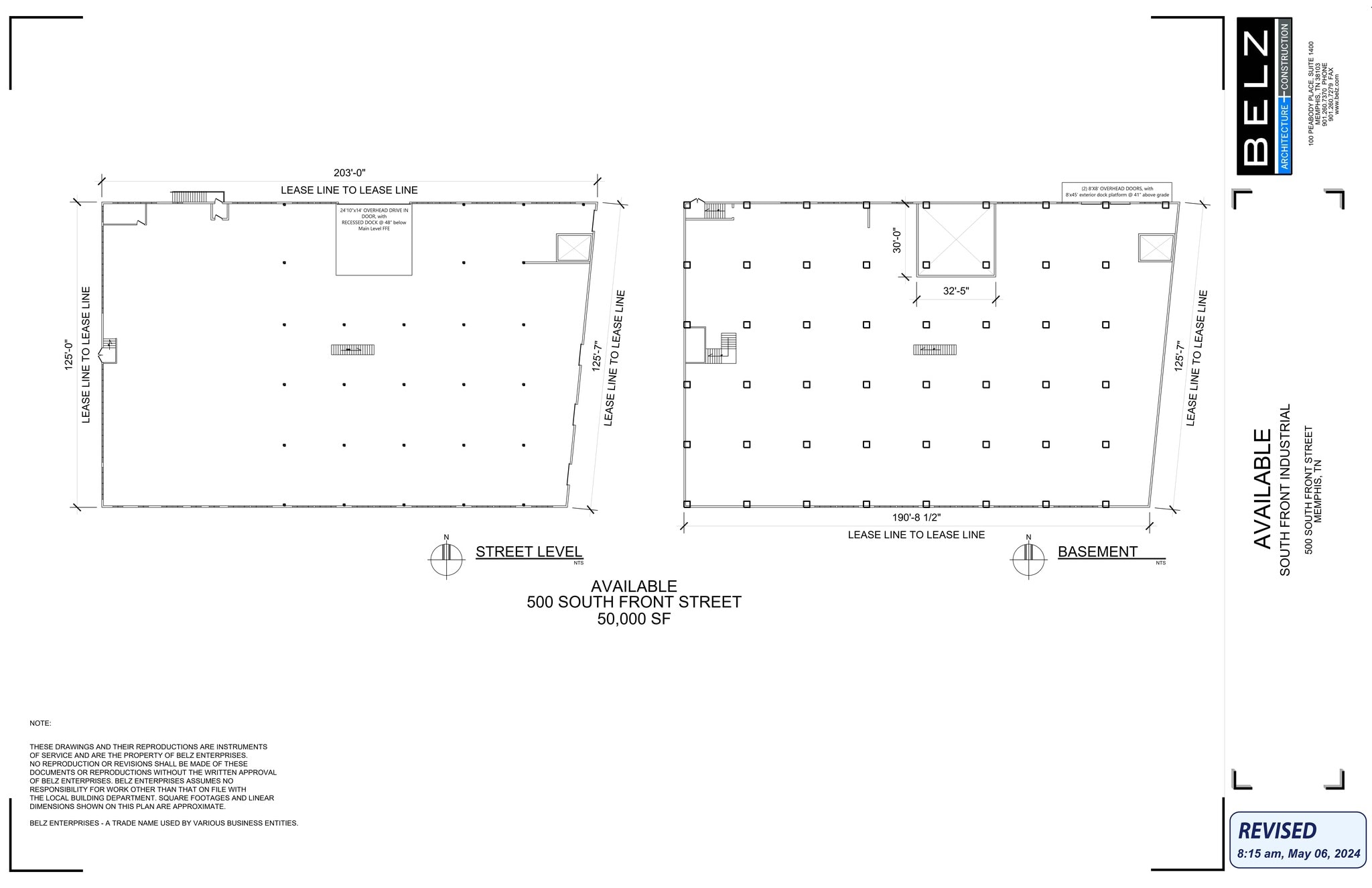 500 S Front St, Memphis, TN à louer Plan de site– Image 1 sur 1