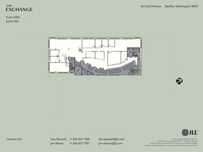 821 2nd Ave, Seattle, WA à louer Plan d’étage– Image 1 sur 1