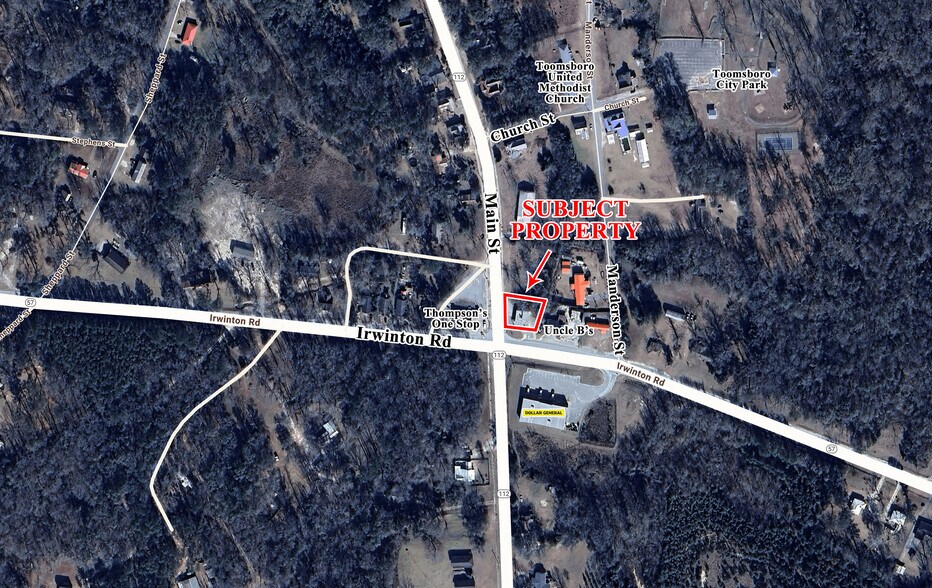 0 Irwinton Road, Toomsboro, GA à vendre - Aérien – Image 2 sur 2