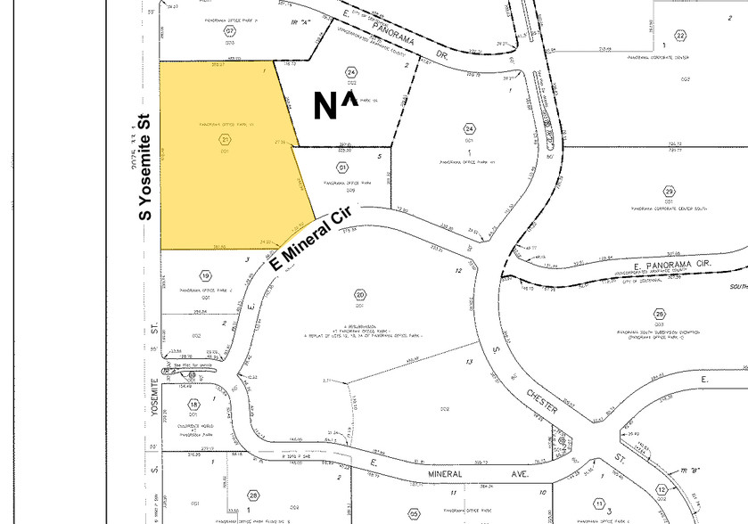 9085 E Mineral Cir, Centennial, CO à vendre - Plan cadastral – Image 2 sur 29