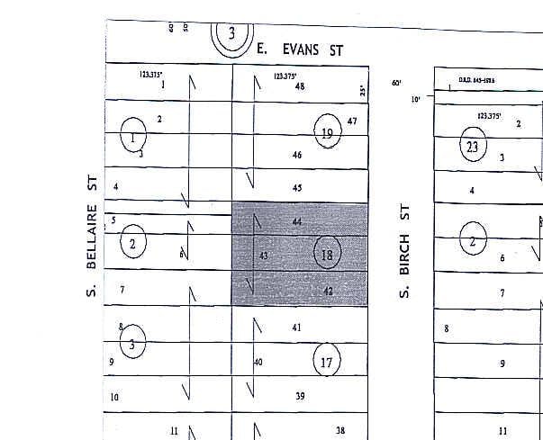 4360 E Evans Ave, Denver, CO à louer - Plan cadastral – Image 3 sur 4