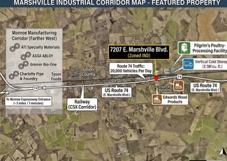 Plus de détails pour 7207 E Marshville Blvd, Marshville, NC - Terrain à vendre