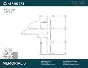 738 Highway 6 S, Houston, TX à louer Plan d’étage– Image 1 sur 1