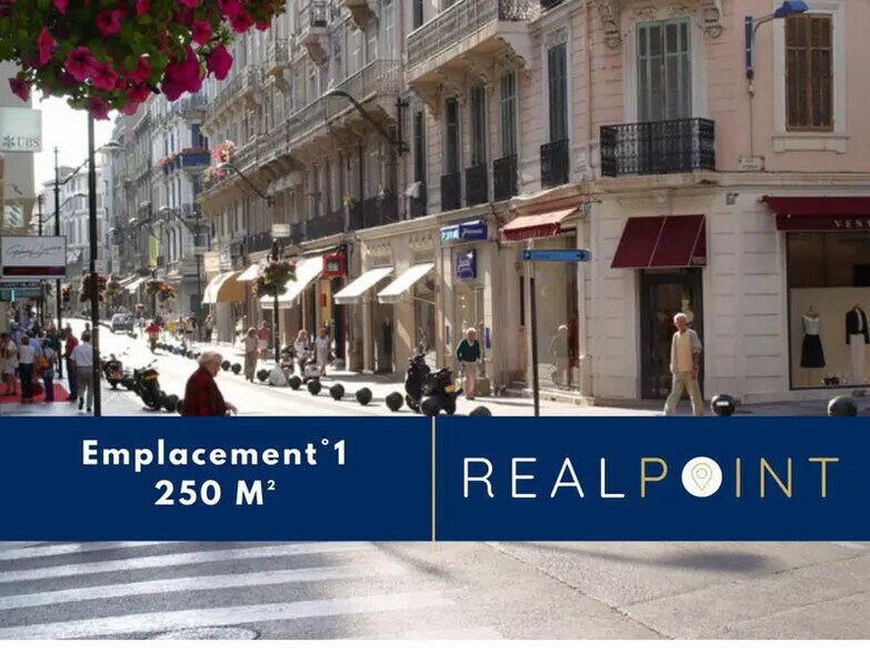 Local commercial dans Cannes à louer - Photo de l’immeuble – Image 1 sur 4