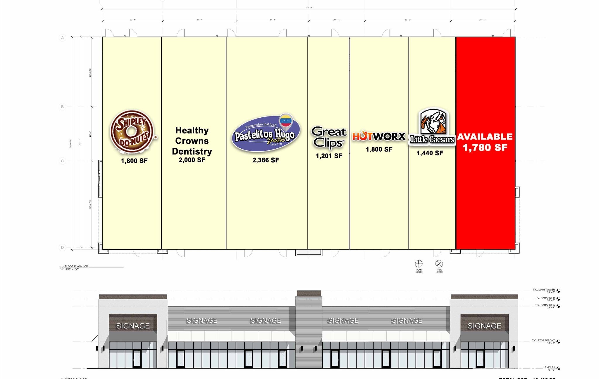 NEC of US-380 & Providence Blvd, Providence Village, TX à louer Plan d’étage– Image 1 sur 1