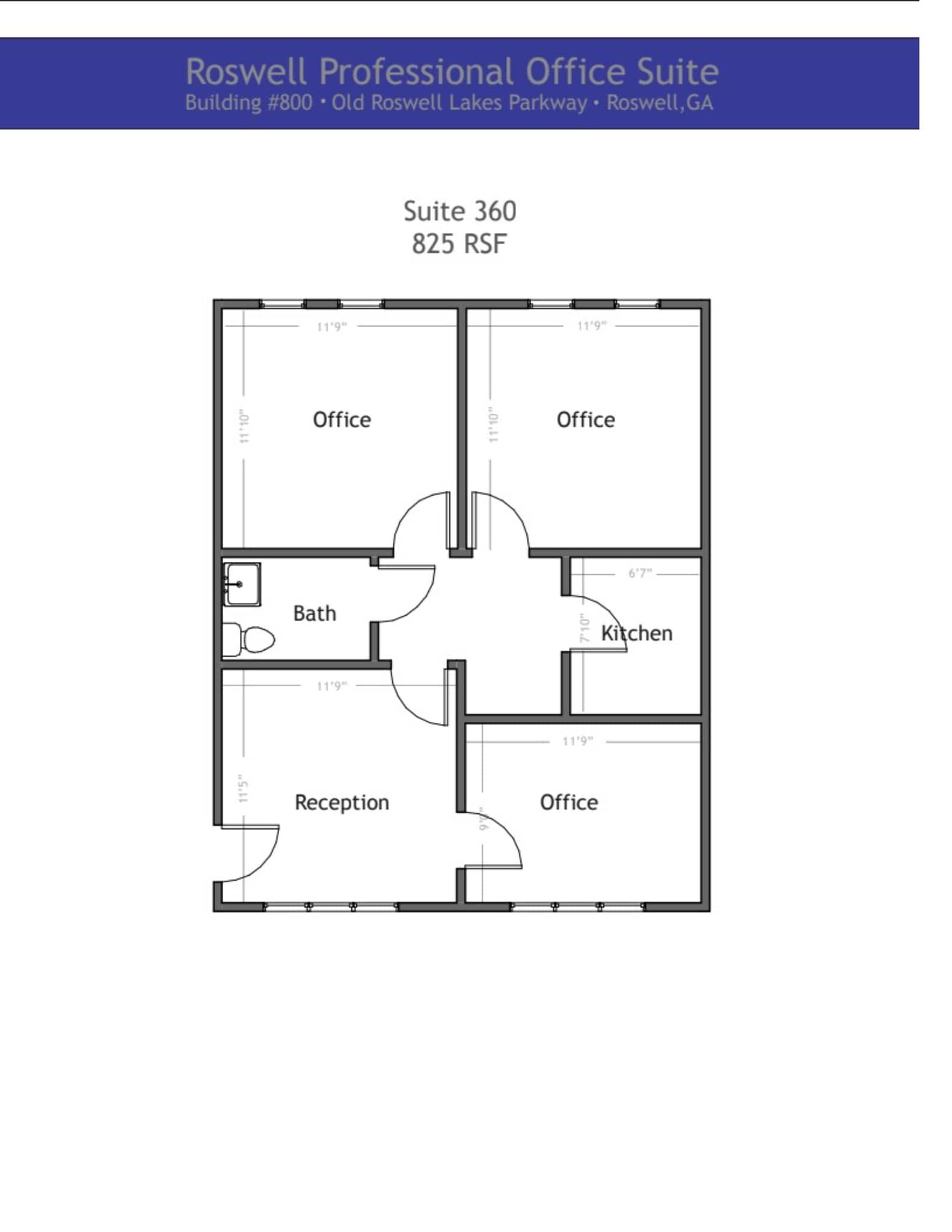 700 Old Roswell Lakes Pky, Roswell, GA à louer Plan de site– Image 1 sur 1