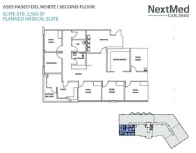 6183 Paseo del Norte, Carlsbad, CA à louer Plan d’étage– Image 1 sur 1