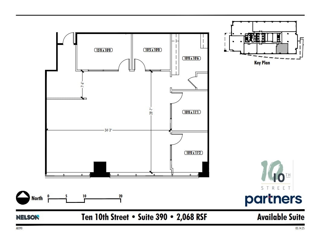 10 10th St, Atlanta, GA à louer Plan d’étage– Image 1 sur 1