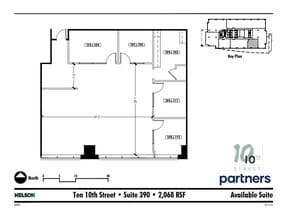 10 10th St, Atlanta, GA à louer Plan d’étage– Image 1 sur 1