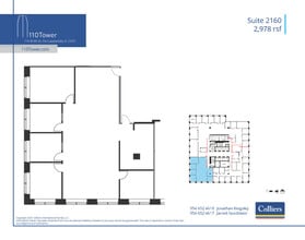 110 SE 6th St, Fort Lauderdale, FL à louer Plan d’étage– Image 1 sur 2
