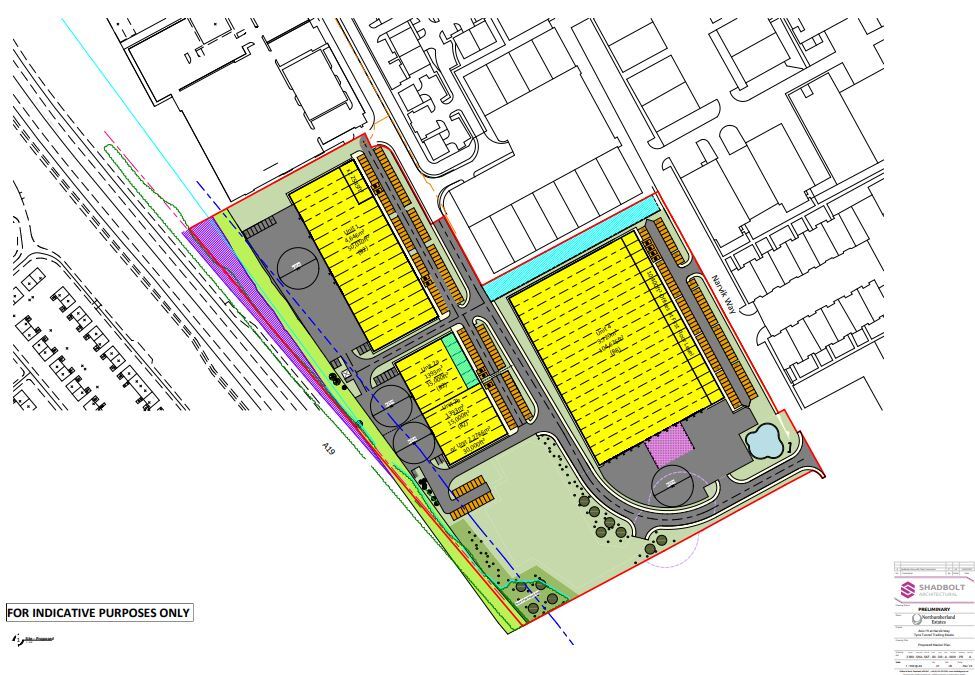 Venus Park, North Shields à louer Plan de site– Image 1 sur 1
