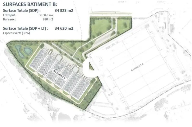 Bureau dans Gondreville à louer - Plan de site – Image 2 sur 2