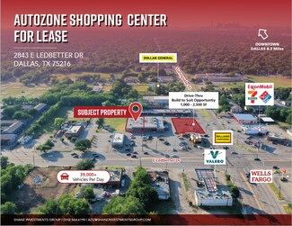 Plus de détails pour 2843-2849 E Ledbetter Dr, Dallas, TX - Local commercial à louer
