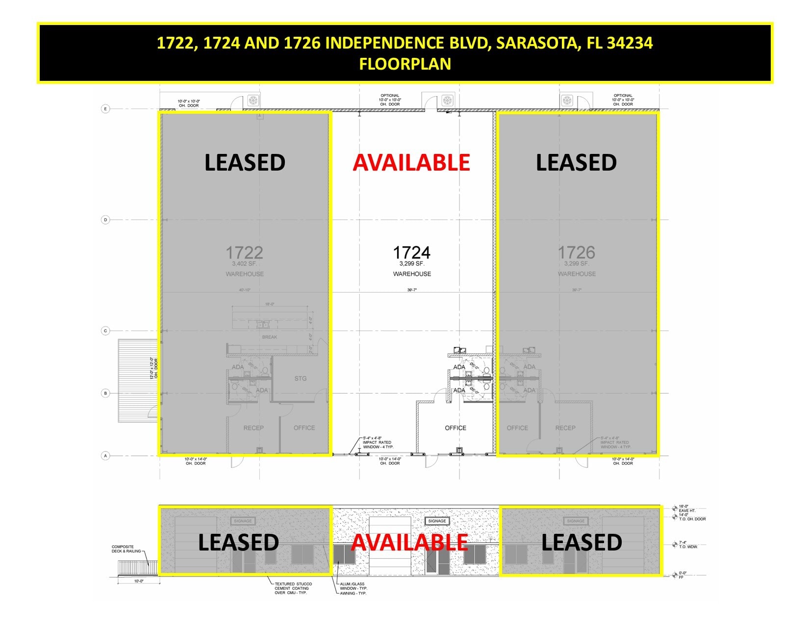 1722 Independence Blvd, Sarasota, FL à louer Photo de l’immeuble– Image 1 sur 3