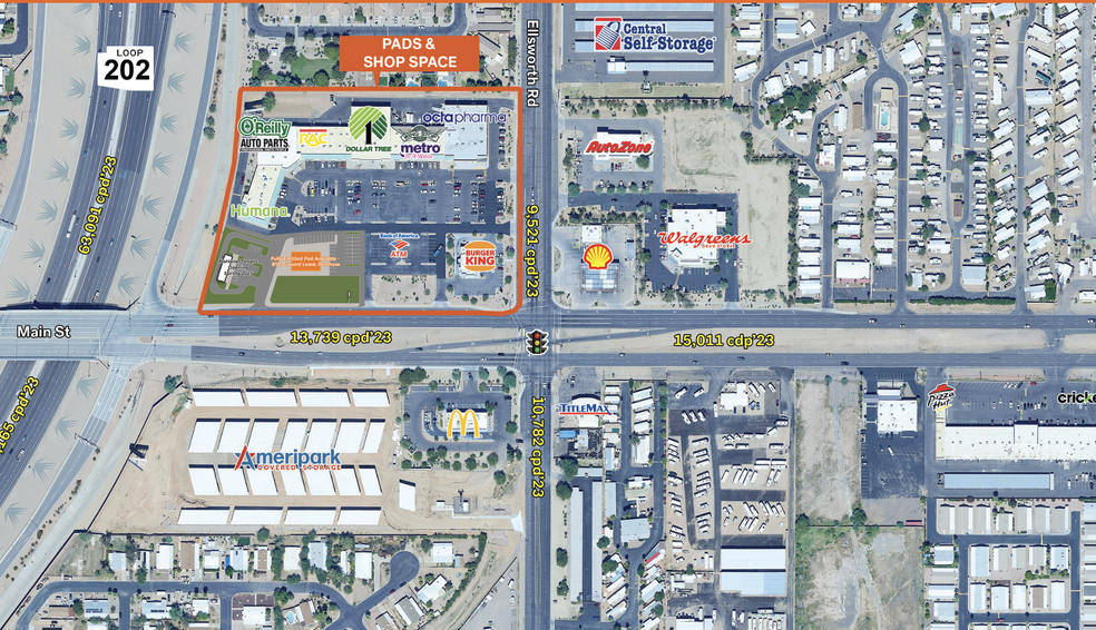 9124 E Apache Trl, Mesa, AZ à louer - Photo de l’immeuble – Image 2 sur 4