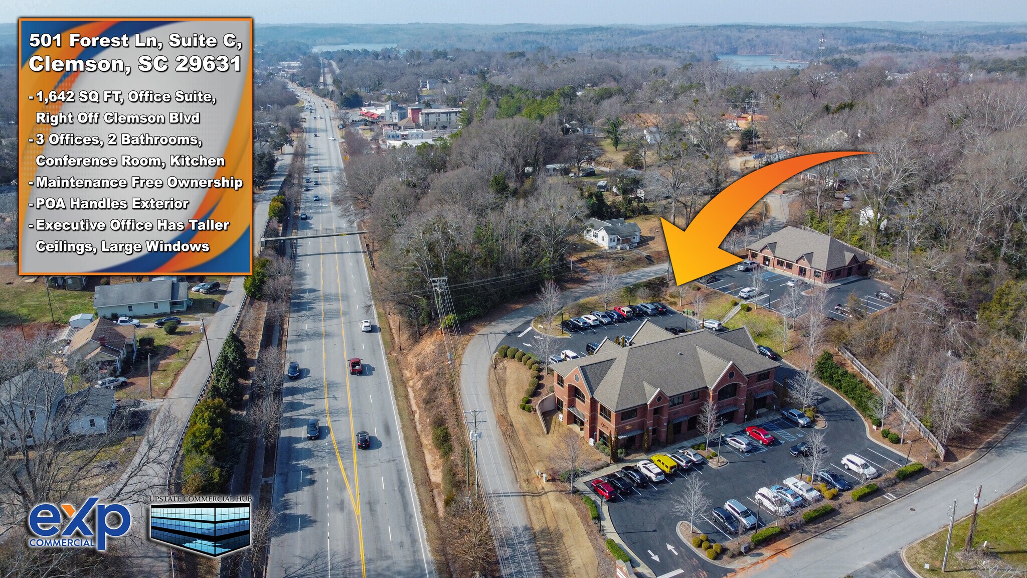 501 Forest Ln, Clemson, SC à louer Aérien– Image 1 sur 19
