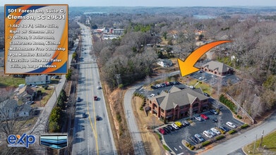 501 Forest Ln, Clemson, SC - VUE AÉRIENNE  vue de carte - Image1