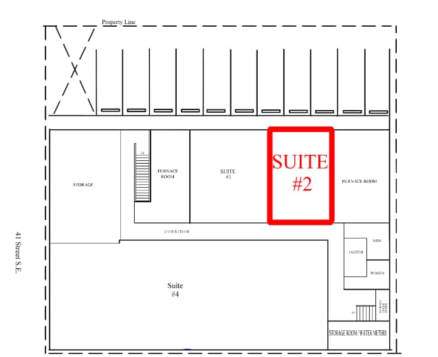 4202 17th Ave SE, Calgary, AB à louer Plan d’étage– Image 1 sur 1