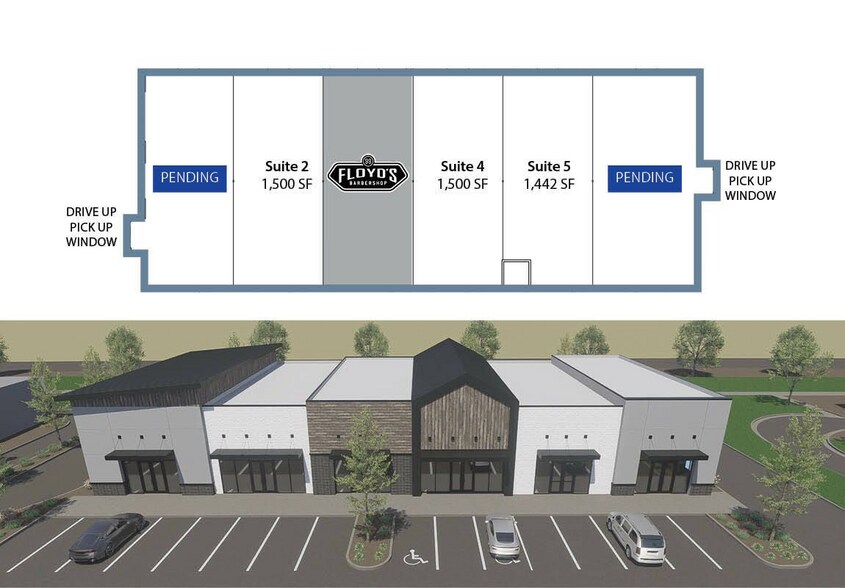 12080 W State St, Star, ID à louer - Plan d’étage – Image 1 sur 9