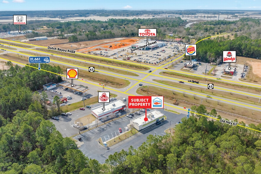 6600 N Highway 63, Moss Point, MS à louer - Aérien – Image 3 sur 7
