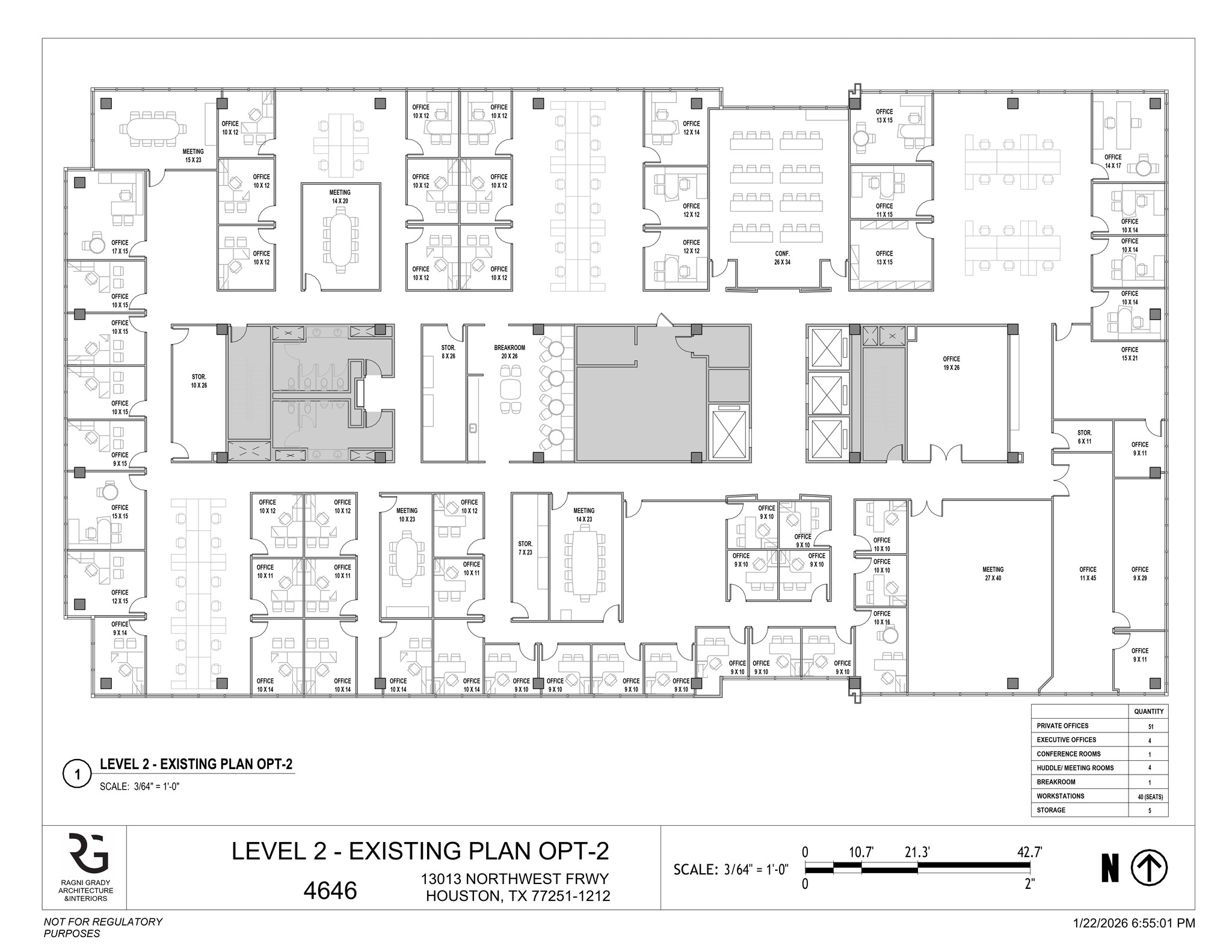4646 W Sam Houston Pky N, Houston, TX à louer Plan de site– Image 1 sur 1
