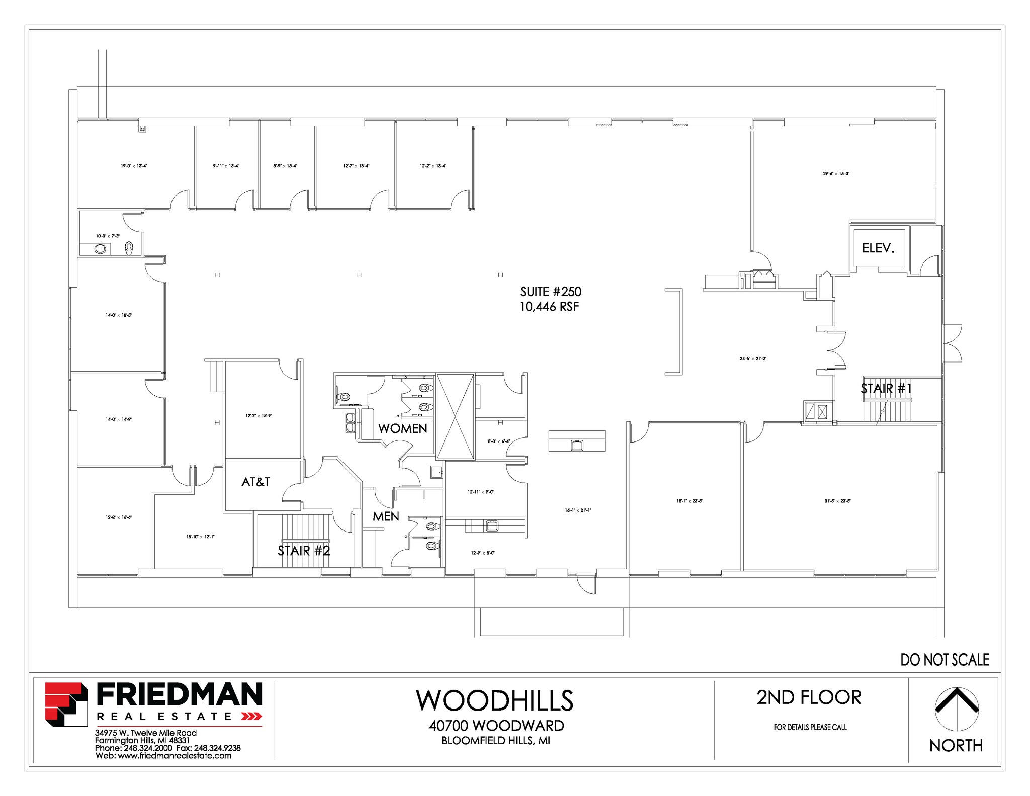 40700 Woodward Ave, Bloomfield Hills, MI à vendre Plan d’étage– Image 1 sur 1