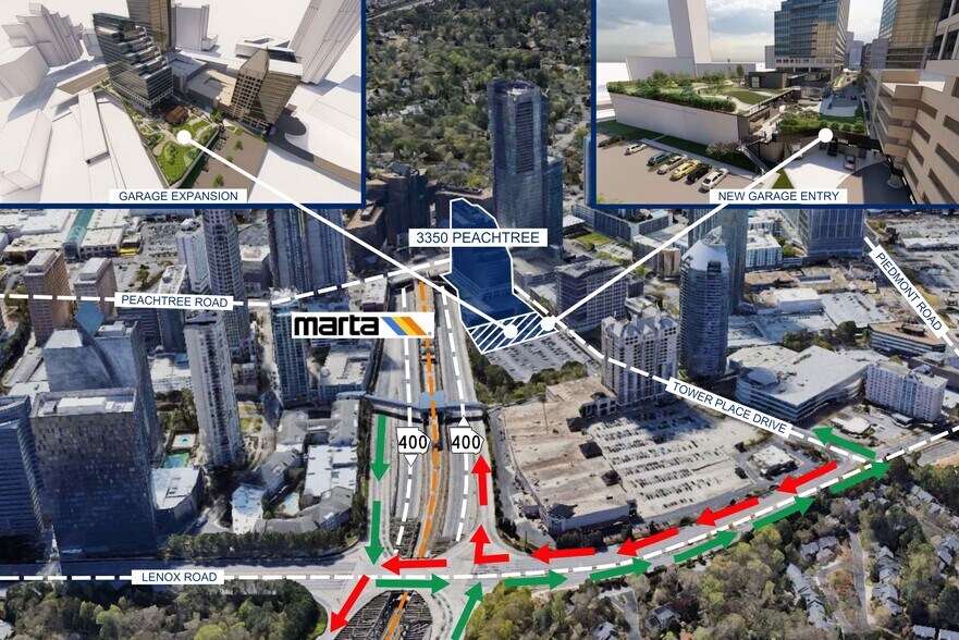 3350 Peachtree Rd Ne, Atlanta, GA à louer - Aérien – Image 2 sur 45