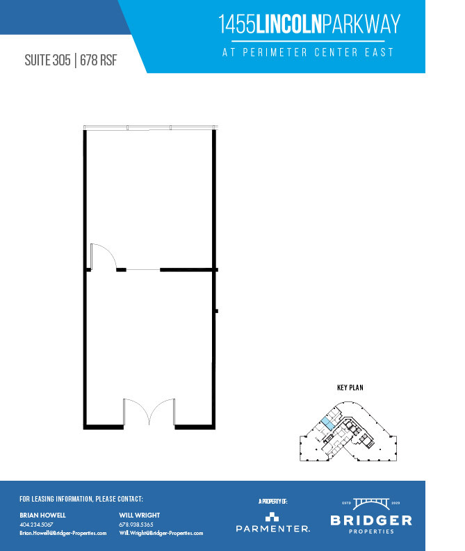1455 Lincoln Pkwy E, Atlanta, GA à louer Plan d’étage– Image 1 sur 1